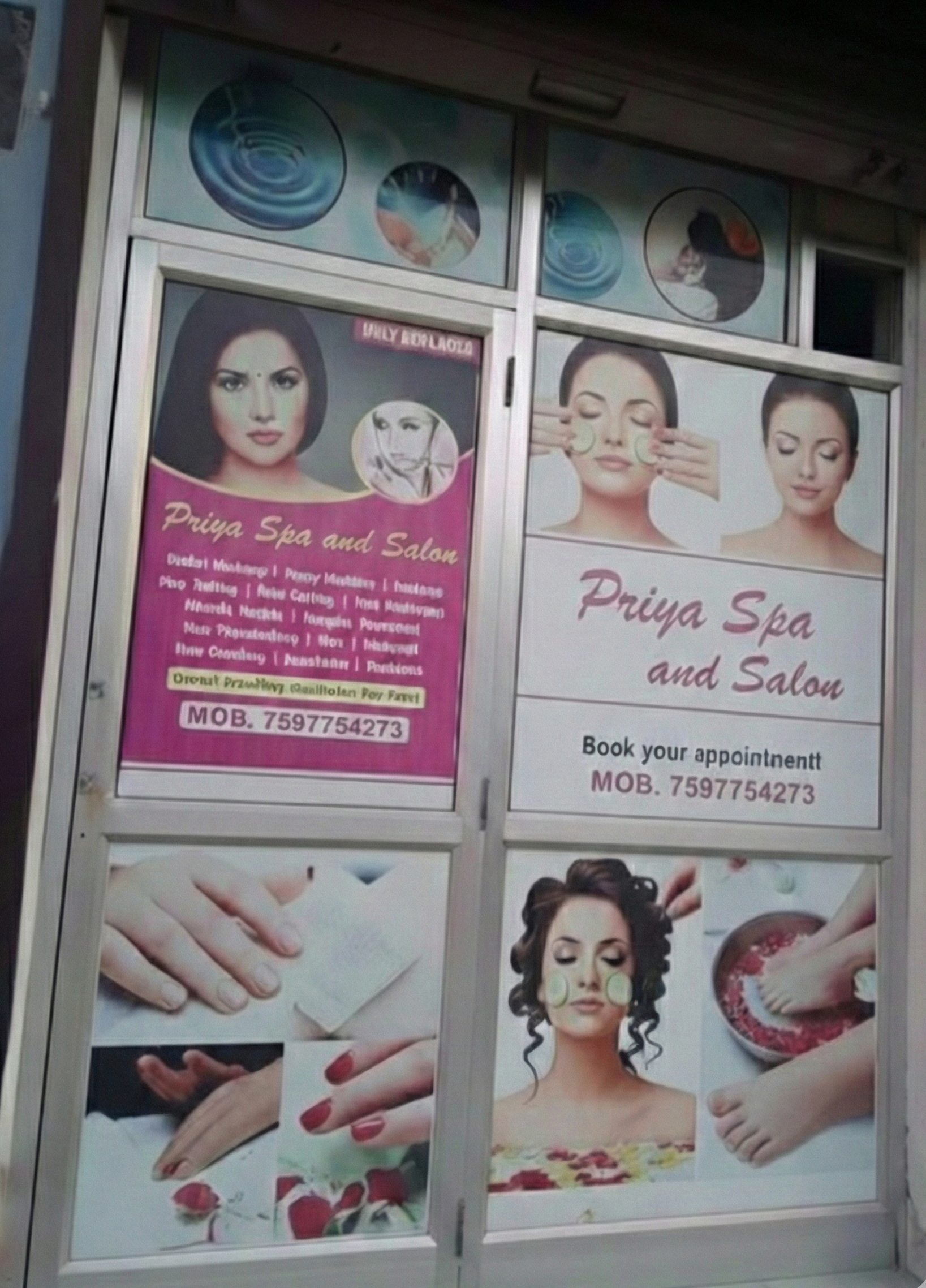 Bridal makeup transformation by Priya Spa and Salon